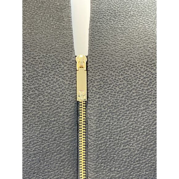 Ted Baker London  Women’s 1 US 4 Jamthun Black Evening Cocktail Dress Gold Zips - Picture 5 of 8